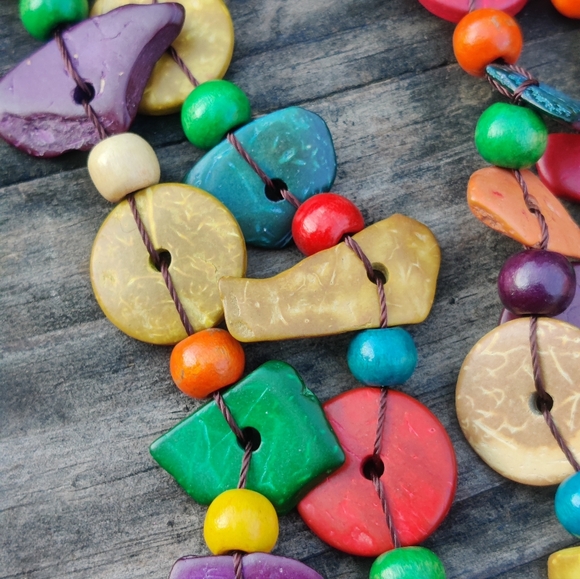 NWT Thomaz Rabelo Artisan Made Super Long Necklace - Picture 7 of 7